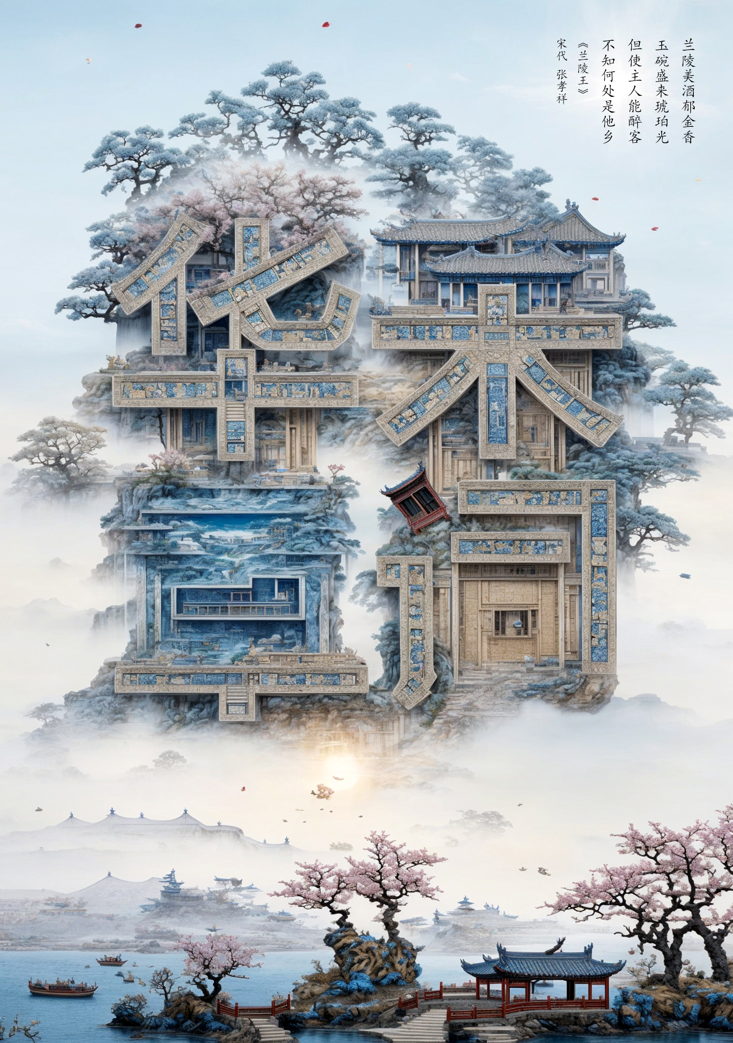 创意设计学院师生团队在中国好创意大赛国赛 一等奖 宋词华章